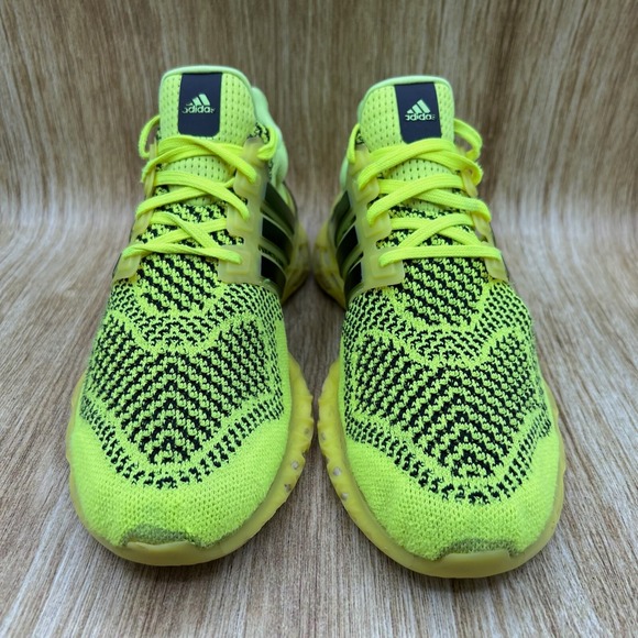 Adidas Ultraboost‎ Web DNA Men's Size 8.5 Solar Yellow Sneakers Shoes GY4172 - Picture 2 of 10